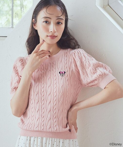 <Disney>松本セイジ 刺繍ニット
