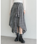 イレヘムチェックシャツスカート