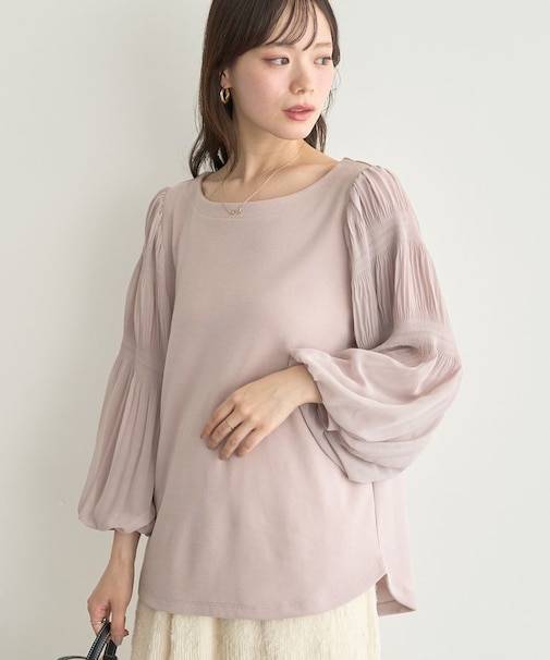 マジョリカプリーツプルオーバー