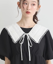 セーラーカラーレース付け襟