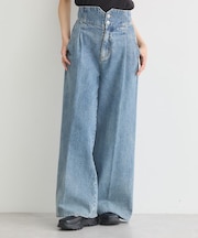 ハイウエストデニムパンツ