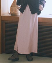 ストレッチサテンスカート