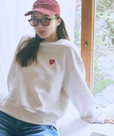 Chaｍpion×emaeポンチハートスウェット
