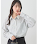 レイヤードストライプシャツ