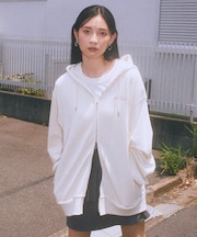 earth music&ecologyロゴZIPパーカー