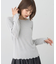 ラメテレコボートネックプルオーバー