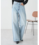 セルフカットワイドデニムパンツ