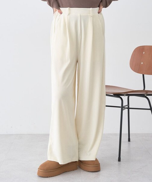 コーデュロイタックパンツ