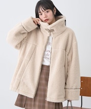 ボアZIPブルゾン