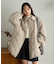 【WEB限定】ダブルステッチキルティングコート