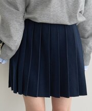 ニットプリーツスカート