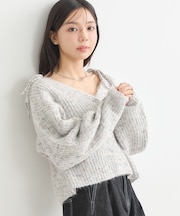 【WEB限定】SET2点ショートカーディガン＋リボンキャミソール
