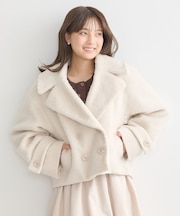 【WEB限定】シャギーショートコート