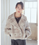 【WEB限定】シャギーショートコート