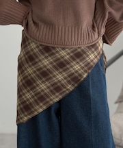 チェックスカーフ