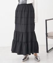 メロー切替フレアスカート