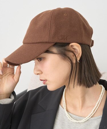 サイドロゴ刺繍キャップ