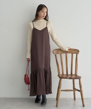 アソートサテンキャミワンピース