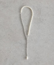 パールフックボールチェーンネックレス