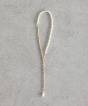 パールフックボールチェーンネックレス