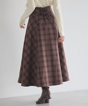 バックレースアップスカート