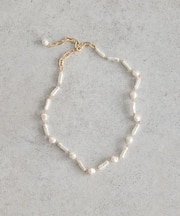 アジャスタブルパールMIXネックレス