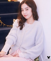 Disney/ポイントミッキーラメシャギーカーデ