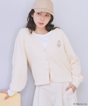 miffy/earth モコモコカーディガン