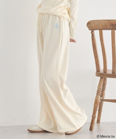 miffy/earth 刺繍スウェットパンツ