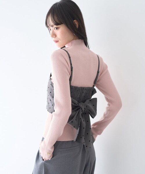 2WAYドットリボンビスチェ｜アースミュージックアンドエコロジーの通販