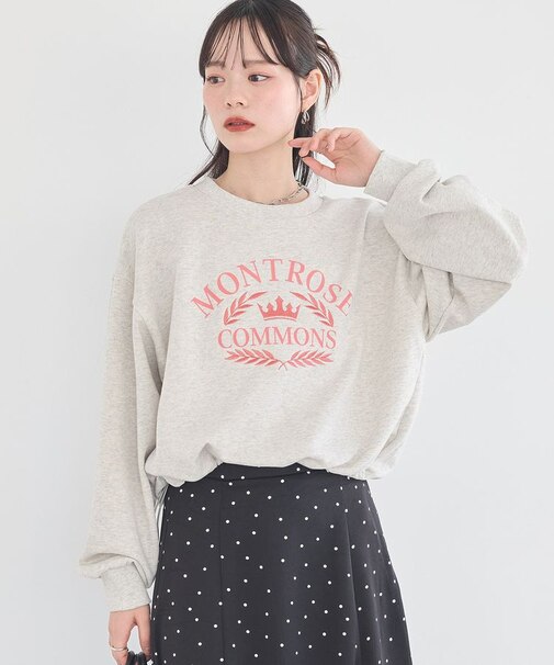 アソートロゴウラケドロストプルオーバー