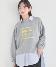 アソートロゴウラケドロストプルオーバー