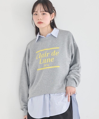 アソートロゴウラケドロストプルオーバー