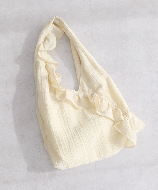 フリルトライアングルバッグ