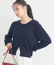 ダブルポケットカーディガン