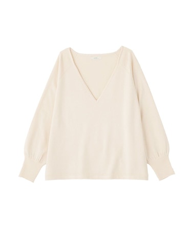 ディープVネックプルオーバー