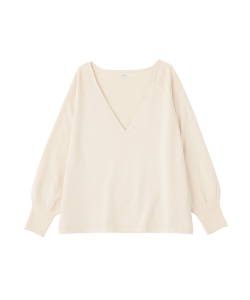 ディープVネックプルオーバー