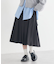 タックプリーツミディスカート