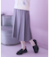 タックプリーツミディスカート