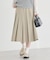タックプリーツミディスカート