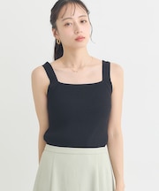 リブニットタンクトップ