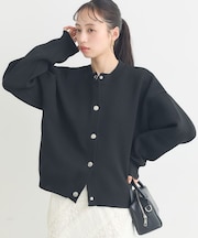 メタルボタンカーディガン