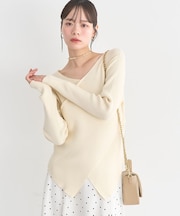 クロスニットプルオーバー