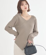 クロスニットプルオーバー