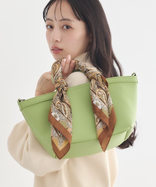 スカーフSET 2WAYミニトートバッグ