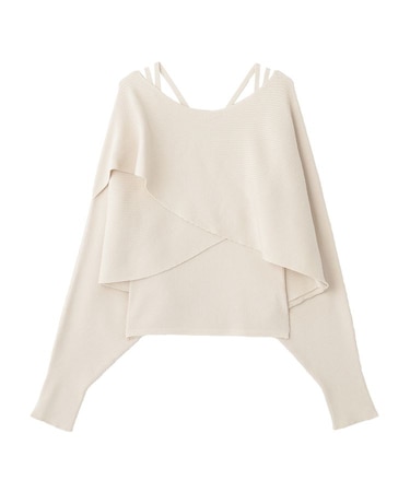 SET2点クロスニット＋キャミソール