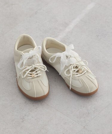 チャーム付きWリボンスニーカー