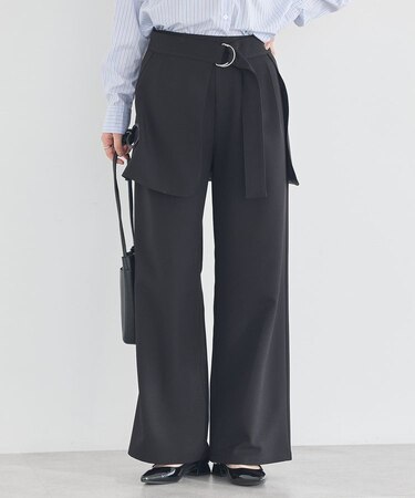 ラップスカート付きパンツ