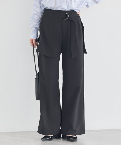 ラップスカート付きパンツ