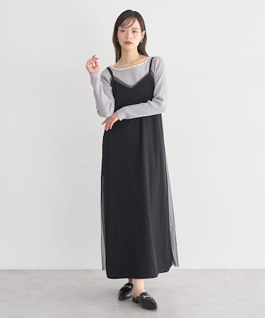 SET2点チュール＆キャミワンピース